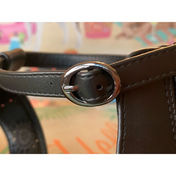 Angel Steps Women’s Sandals 8 W Black Ankle Gladiator Style - Picture 6 of 10